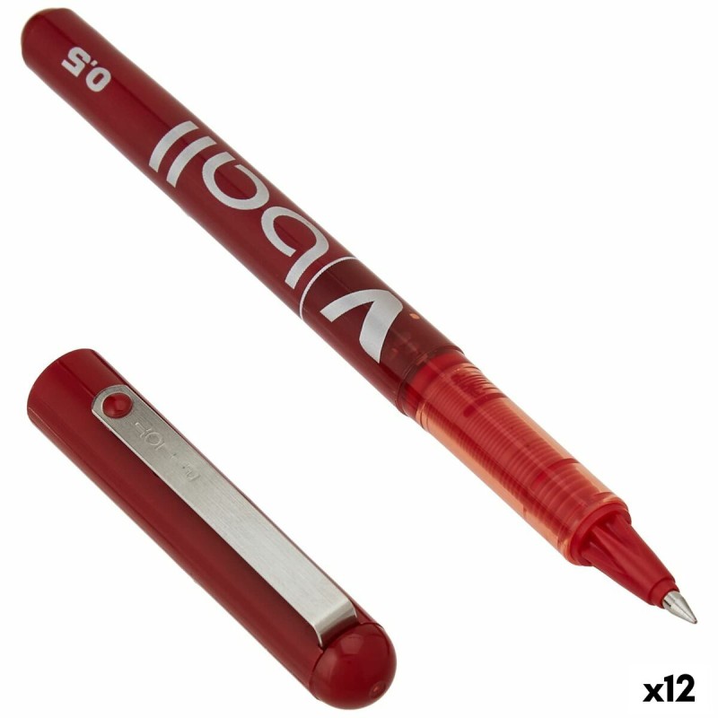 Bolígrafo Pilot BL-VB-5 Rojo 0,3 mm (12 Unidades)