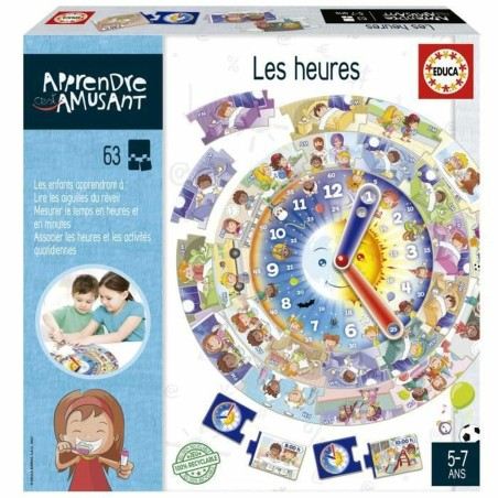 Juego Educativo Educa Les heures (FR)