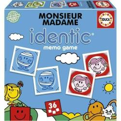 Juego Educativo Educa Monsieur Madame Identic (FR)