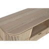 Mueble de TV Home ESPRIT Dorado Natural Ratán Abeto 120 x 40 x 60 cm