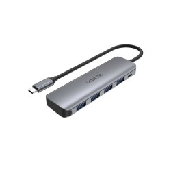 Hub USB Unitek P5+ Gris