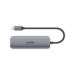 Hub USB Unitek P5+ Gris