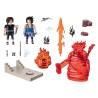 Playset Playmobil 70666 Sasuke vs Itachi 37 Piezas