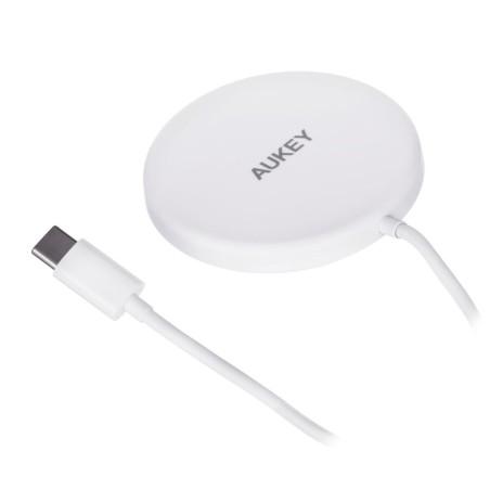 Cargador Inalámbrico Aukey Aircore Blanco