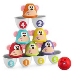 Juego de Bolos Monkey Strike Chicco (7 pcs)