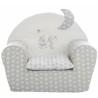 Sillón Infantil Stars 44 x 34 x 53 cm Gris