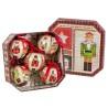 Bolas de Navidad Multicolor Papel Polyfoam Cascanueces 7,5 x 7,5 x 7,5 cm (5 Unidades)