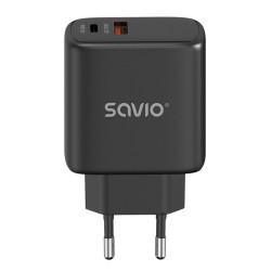 Cargador de Pared Savio LA-06/B Negro 30 W