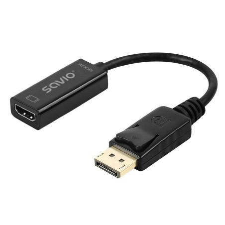 Adaptador DisplayPort a HDMI Savio AK-62 20 cm