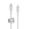 Cable Micro USB Belkin CAA011BT3MWH Blanco 3 m