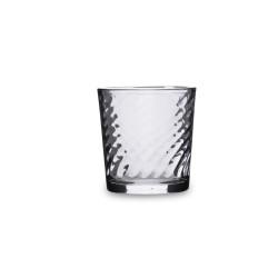 Set de Vasos Quid Twist Transparente Vidrio 260 ml (6 Unidades)