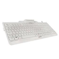 Teclado con Lector Cherry JK-A0100ES-0 Blanco