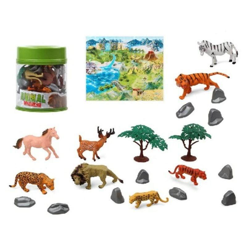 Set de Figuras de Animales Jungle (22 Piezas) (3 pcs)