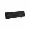 Teclado Bluetooth V7 KW550ESBT Qwerty Español Español Negro