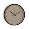 Reloj de Pared Versa Beige Cristal Plástico 4 x 30 x 30 cm