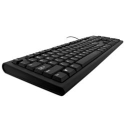 Teclado V7 KU200UK QWERTY Inglés Negro