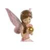 Figura Decorativa Home ESPRIT Rosa Hada 7,5 x 6,5 x 11 cm