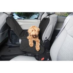 Funda Protectora de Asiento Individual de Coche para Mascotas Dog Gone Smart 112 x 89 cm Negro Plástico