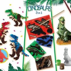 Juego de Manualidades SES Creative Dinosaurs 3 in 1