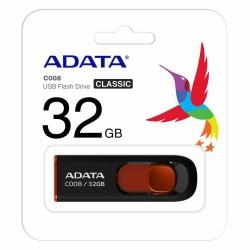 Memoria USB Adata AC008-32G-RKD Negro/Rojo 32 GB