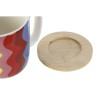 Juego de Tazas de Café DKD Home Decor Multicolor Coral Bambú Dolomita 180 ml