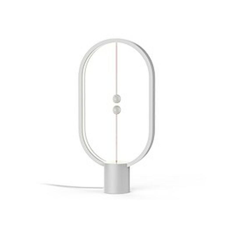 Lámpara de mesa Allocacoc Heng Balance Ellipse Blanco Blanco Cálido Plástico 23 x 36 x 16 cm