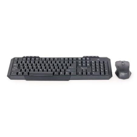 Teclado y Ratón GEMBIRD KBS-WM-02 Negro Monocromo QWERTY Qwerty US