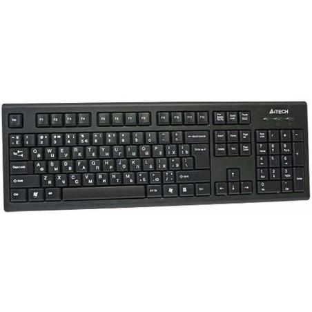 Teclado A4 Tech KR-85 Negro Inglés EEUU QWERTY