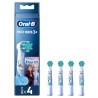 Cabezal de Recambio Oral-B EB10 4 FFS FROZEN II Azul/Blanco 4 Unidades