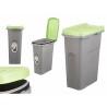 Papelera Stefanplast Verde Gris Plástico 25 L (6 Unidades)