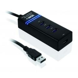 Hub USB Ibox IUH3FB Negro