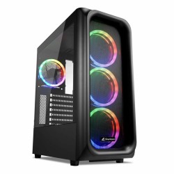 Caja Semitorre ATX Sharkoon TK5M RGB ATX Negro