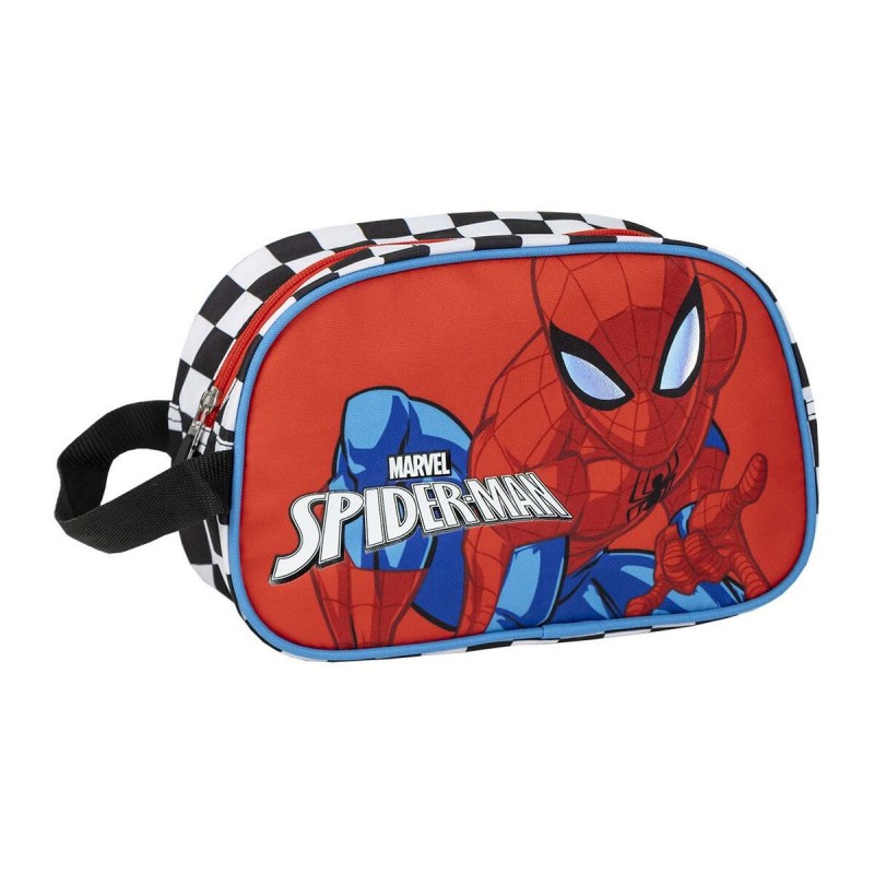 Neceser de Viaje Spider-Man Fucsia 100 % poliéster