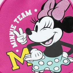 Mochila Escolar Minnie Mouse Fucsia 31 x 12 x 38 cm