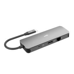 Hub USB Silicon Power SR30 Gris