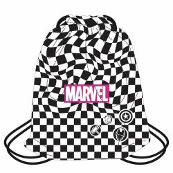 Mochila Escolar Marvel Negro 30 x 39 cm