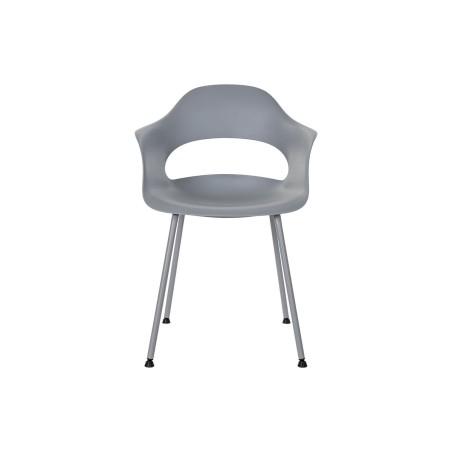 Silla DKD Home Decor Gris claro 56 x 54 x 80 cm