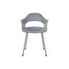 Silla DKD Home Decor Gris claro 56 x 54 x 80 cm