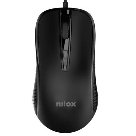 Ratón Nilox MOUSB1014 Negro