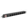 Regleta 19" 6 Tomas Schuko Lanberg PDU-06E-0200-BK (2 m)