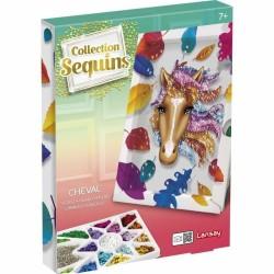 Juego de Manualidades Lansay Collection Sequins Cheval (1 Pieza)