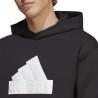 Sudadera con Capucha Hombre Adidas FI BOS HD IC3745 Negro