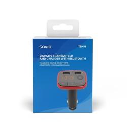 Reproductor MP3 y Transmisor FM para Coche Savio SAVTR-10