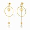 Pendientes Mujer Folli Follie 3E19S130YW (7,3 cm)