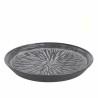 Plato de Postre Inde Stoneware Lotus Negro Porcelana (6 Unidades)