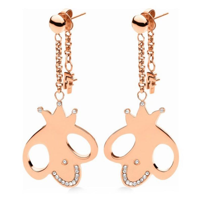 Pendientes Mujer Folli Follie 3E1T015RC Acero Inoxidable 5 cm