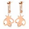 Pendientes Mujer Folli Follie 3E1T015RC Acero Inoxidable 5 cm