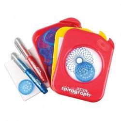 Set de Dibujo Spirograph Silverlit travel Multicolor 10 Piezas