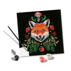 Set de Pintura por Números Ravensburger Fox 22 Piezas