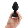 Vibrador B-Vibe Vibrating Jewel Negro XXL